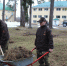 Воспитанники Православной школы имени святителя Митрофана Воронежского провели субботник, в рамках подготовки к празднику Пасхи - Шуйская епархия